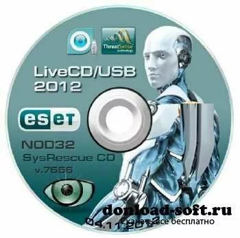 ESET NOD32 LiveCD / LiveUSB v.7656 Rus/Eng (04.11.2012)