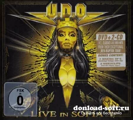 U. D. O. - Live in Sofia 2-CD (2012)